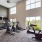 Fitness center with workout equipment