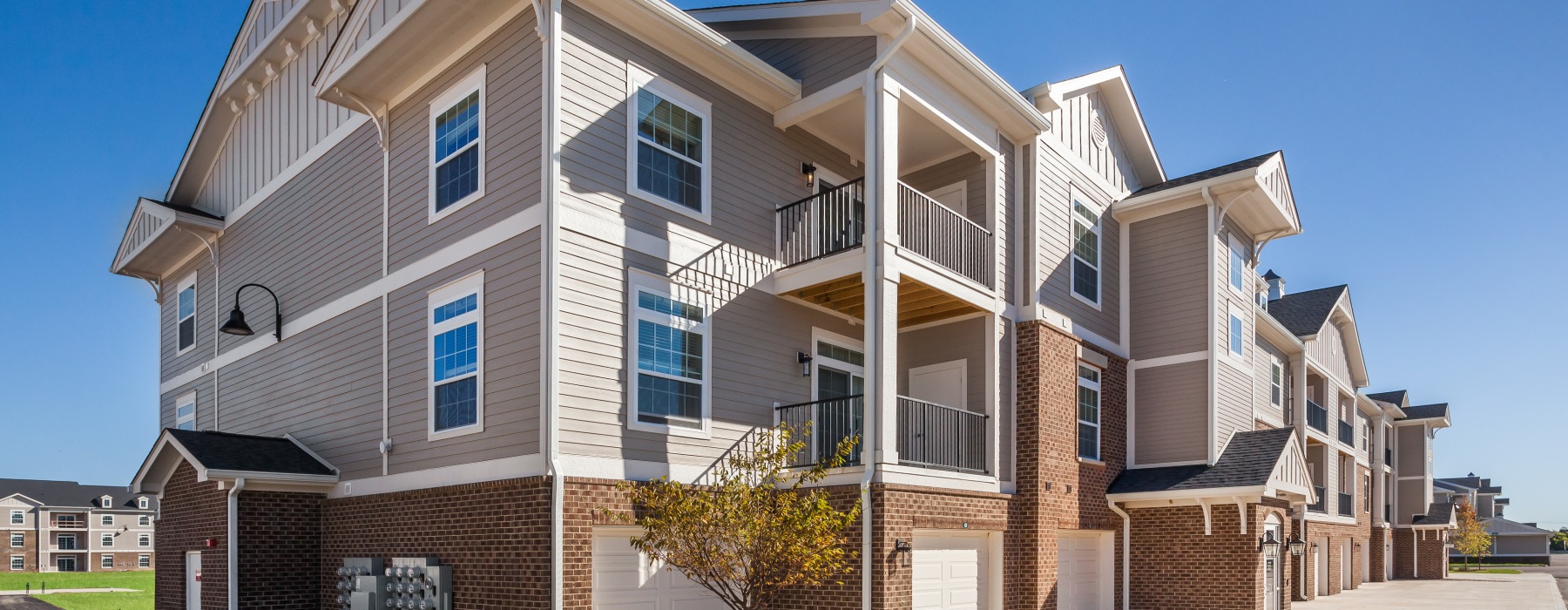 Apartment building exterior